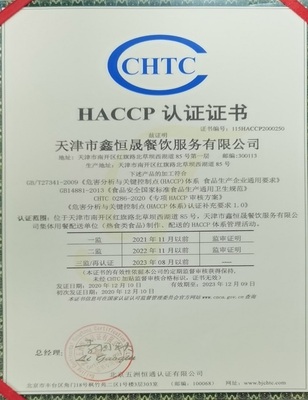 HACCP-认证证书